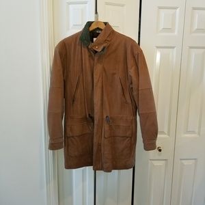 Men's Suede Leather Coat